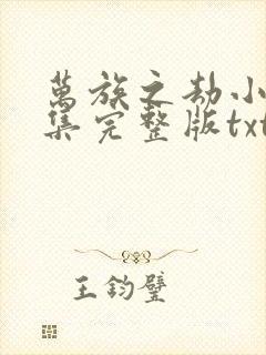 万族之劫小说全集完整版txt