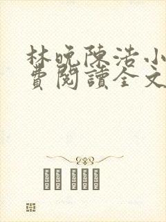 林晚陈浩小说免费阅读全文最新章节