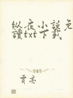 纵夜小说免费阅读txt下载