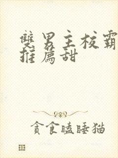 双男主校霸小说推荐甜