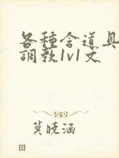 各种含道具高h调教1v1文