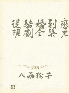 从结婚到恋爱电视剧全集免费观看