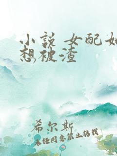 小说 女配她只想被渣