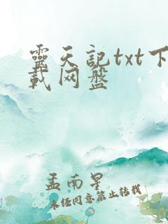 灵天记txt下载网盘