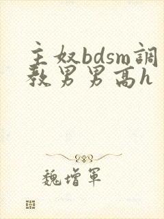 主奴bdsm调教男男高h