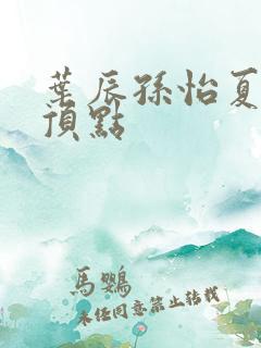 叶辰孙怡夏若雪顶点