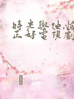 时光与他,恰是正好电视剧免费观看