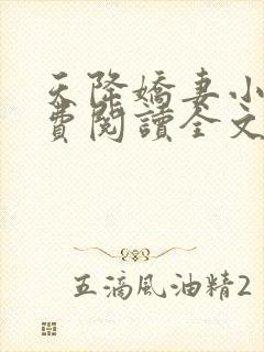 天降娇妻小说免费阅读全文