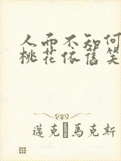 人面不知何处去桃花依旧笑春风是什么生肖