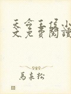 天命王侯小说全文免费阅读无弹窗