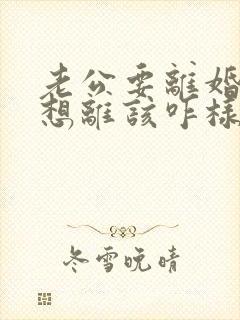 老公要离婚我不想离该咋样挽回