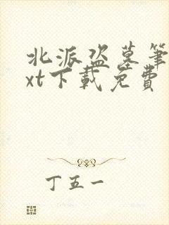 北派盗墓笔记txt下载免费