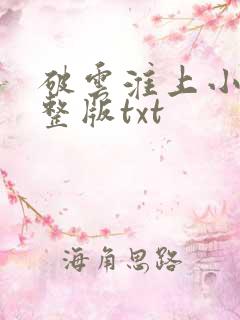 破云淮上小说完整版txt