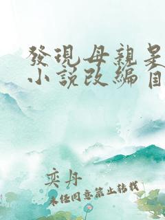 发现母亲是小姐小说改编自哪部小说