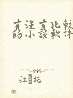 有没有比较好用的小说软件