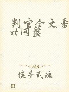 判官全文番外txt网盘