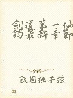 剑道第一仙苏玄钧最新章节