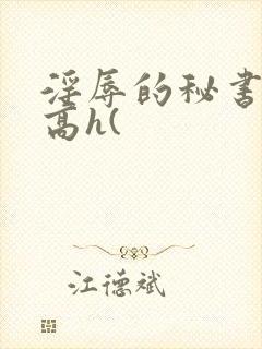 淫辱的秘书调教高h(