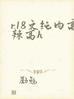 r18文纯肉高辣高h