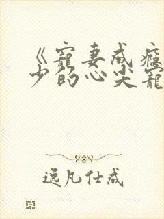 《宠妻成瘾:陆少的心尖宠》