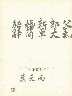 结婚新郎父亲致辞简单大气