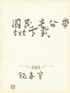国民老公带回家 txt下载