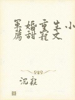 军婚重生小说推荐甜宠文