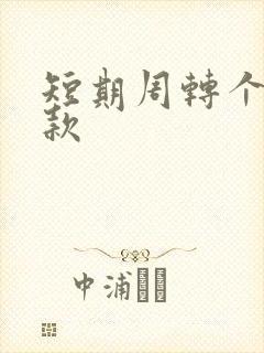 短期周转个人借款