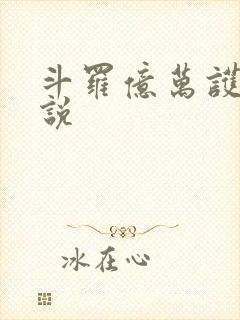 斗罗亿万护盾小说