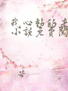 我心动的老板娘小说免费阅读全文