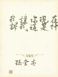 我让你现在就告诉我这是什么歌