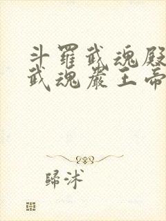 斗罗武魂殿圣女武魂岩王帝君