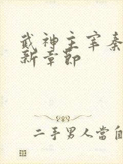 武神主宰秦尘最新章节