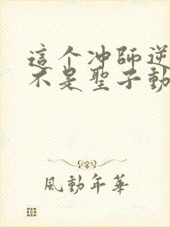 这个冲师逆徒才不是圣子动漫免费观看