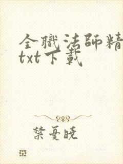 全职法师精校版txt下载