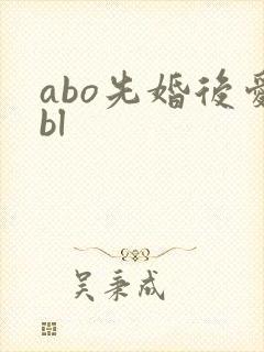 abo先婚后爱bl