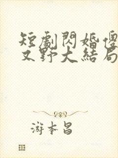 短剧闪婚傻妻甜又野大结局