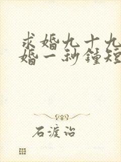 求婚九十九次离婚一秒钟短剧剧情