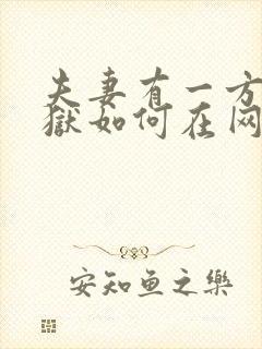 夫妻有一方在监狱如何在网上办理离婚