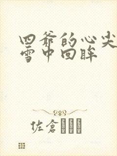 四爷的心尖宠妃雪中回眸
