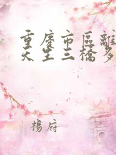 重庆市区离武隆天生三桥多远