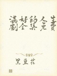 满好的人生电视剧全集免费观看