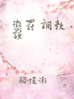 惩罚 调教 小说