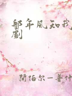 那年风知我意短剧