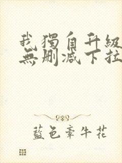 我独自升级漫画无删减下拉式