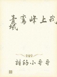 青鸾峰上我主剑域