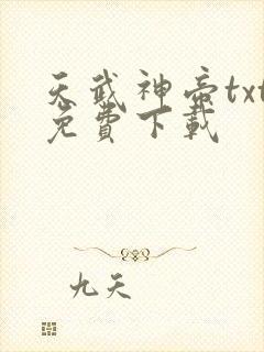 天武神帝txt免费下载