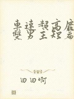 车速超高废文的双男主短篇小说推荐