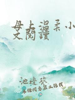 母上温柔小说全文阅读