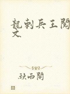 龙刺兵王阅读全文